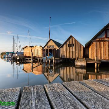 Boat huts of Ahrenshoop, Germany