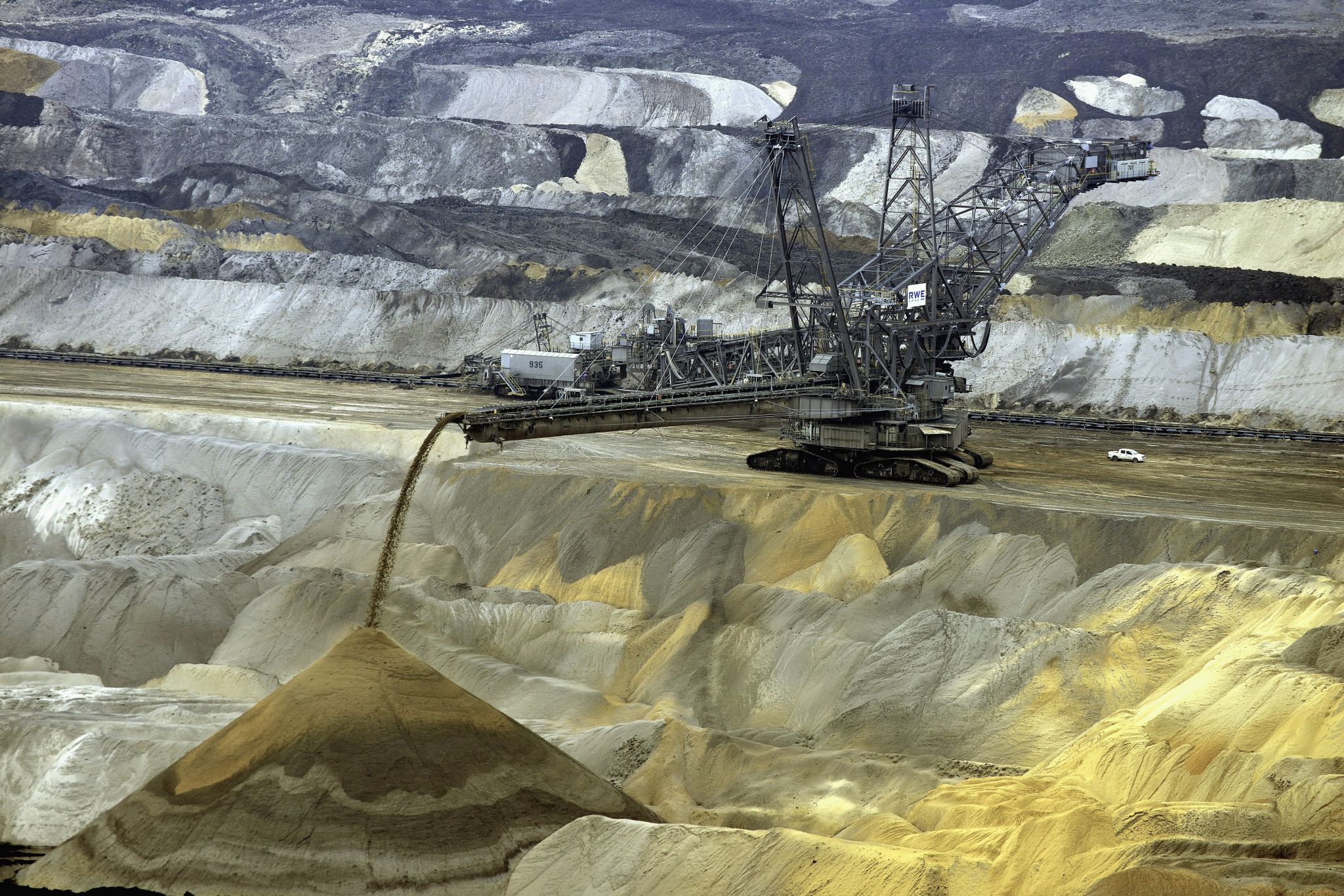 Braunkohletagebau Inden - opencast mining, Germany