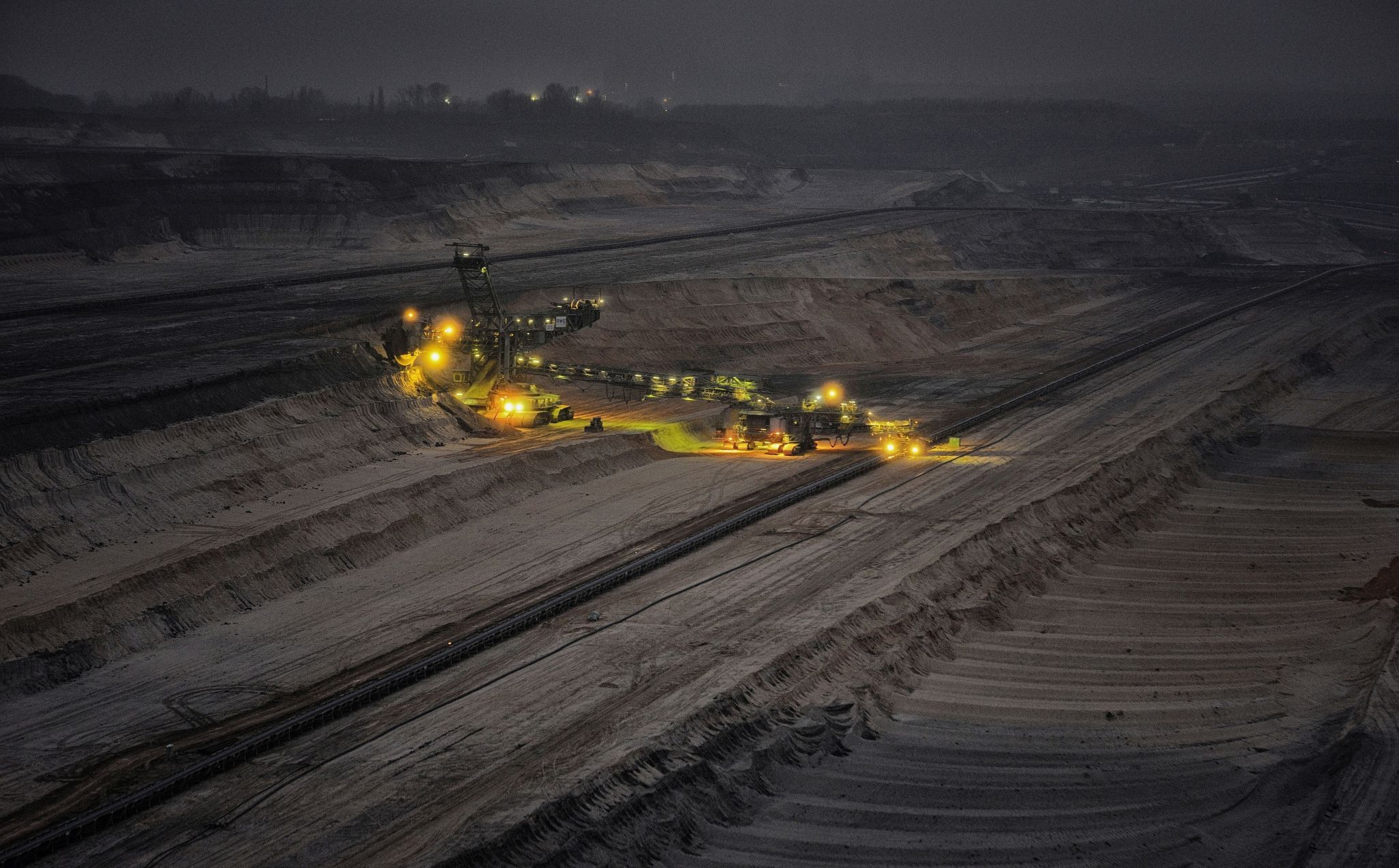 Braunkohletagebau Inden - opencast mining, Germany