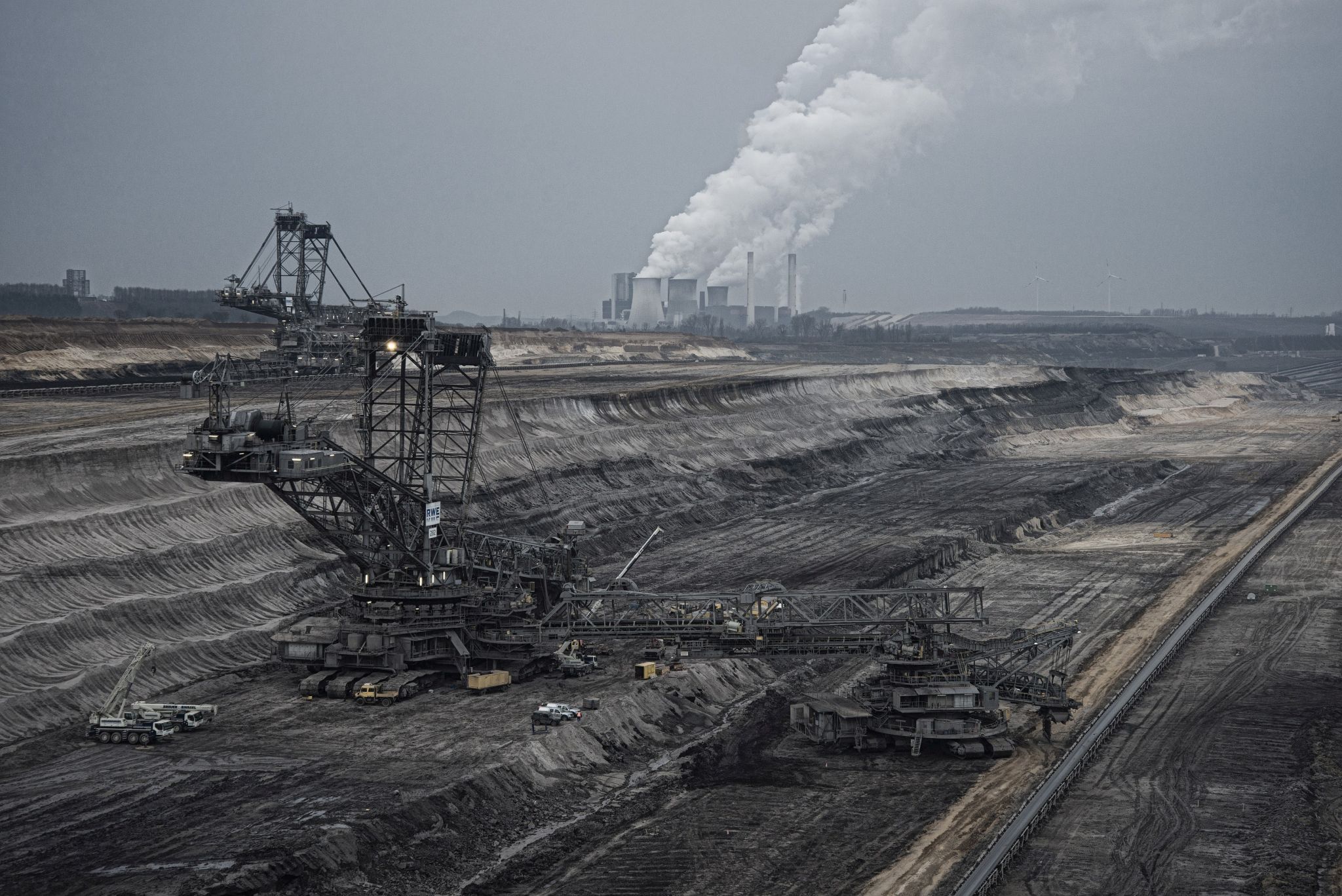 Braunkohletagebau Inden - opencast mining, Germany