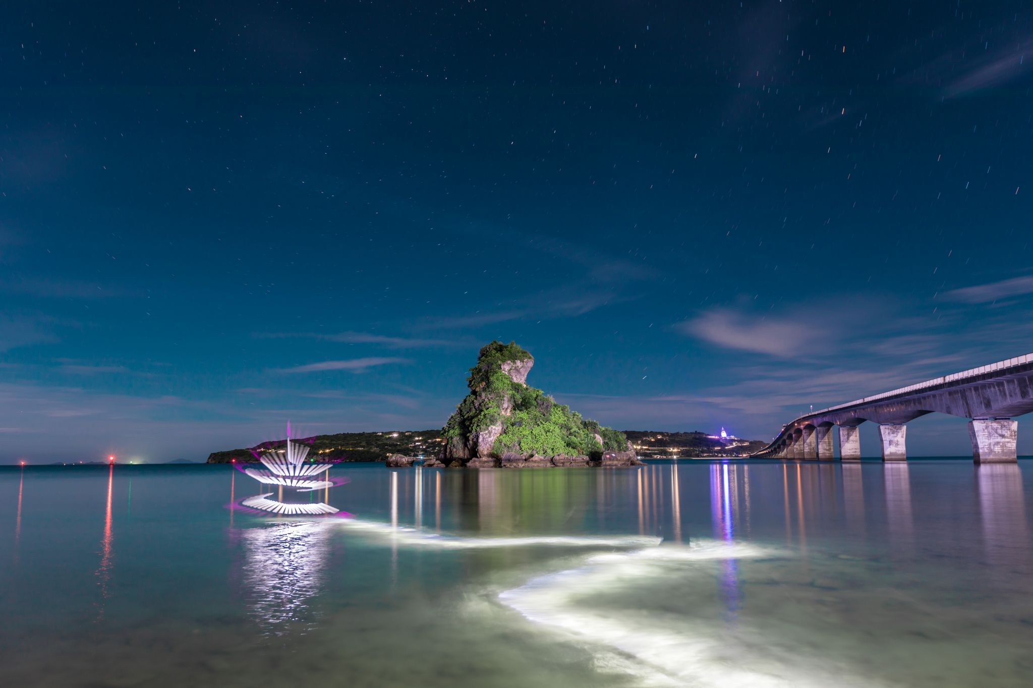 Bridge to Kouri Island, Japan
