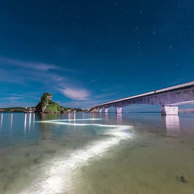 Bridge to Kouri Island, Japan