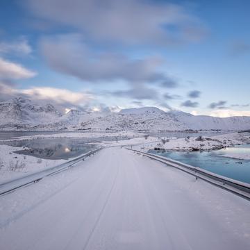 Bridges to Fredvang, Norway