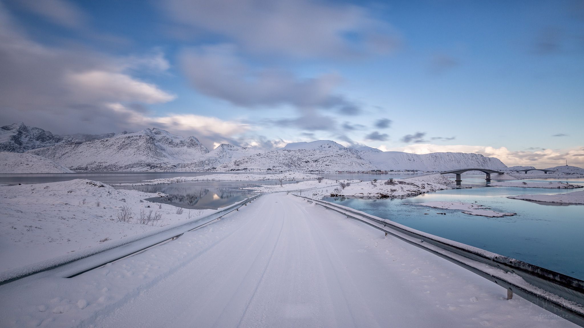 Bridges to Fredvang, Norway