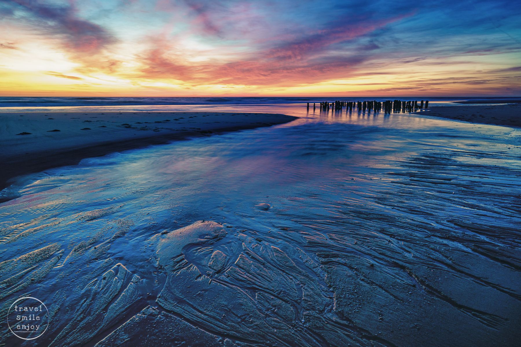 Buhnen at Rantum Beach, Germany
