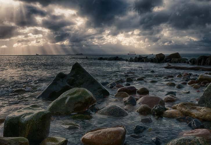 Stones on the Chalk Cliffs, Sassnitz