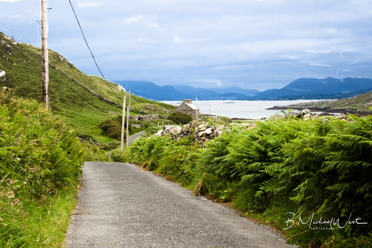 Connemara Coast from Knock, Inishbofin, CO. Galway