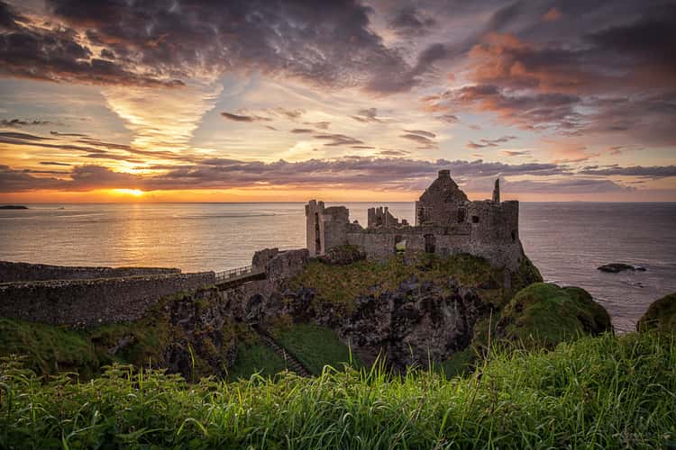 Dunluce Castle ruin