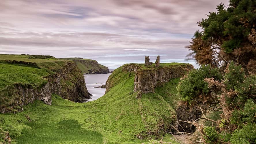 Dunseverick castle ruin