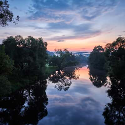 Ederbrücke, Blick Richtung Auhammer/Dodenau, Germany