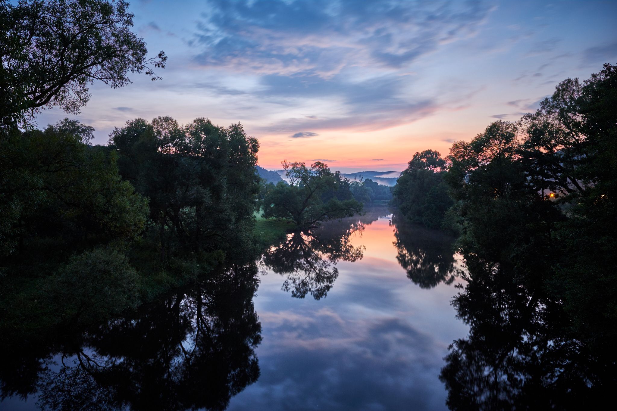 Ederbrücke, Blick Richtung Auhammer/Dodenau, Germany