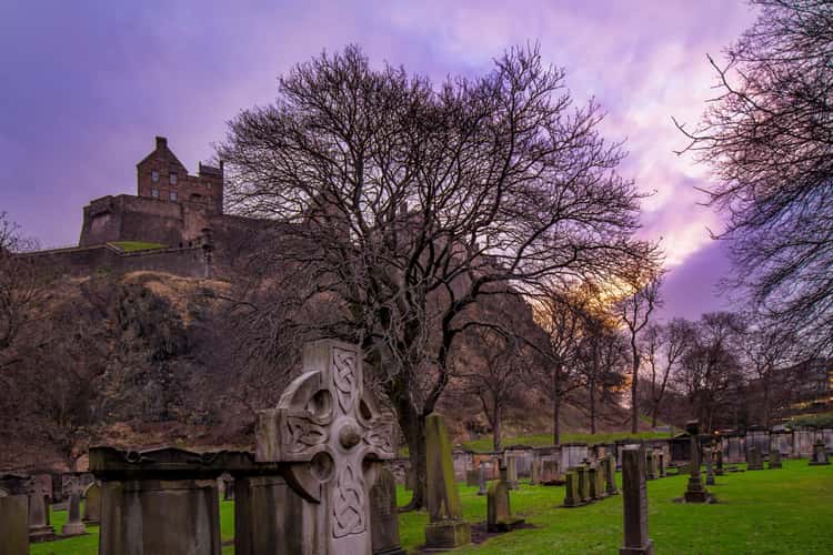 Edinburgh Castle, North West View