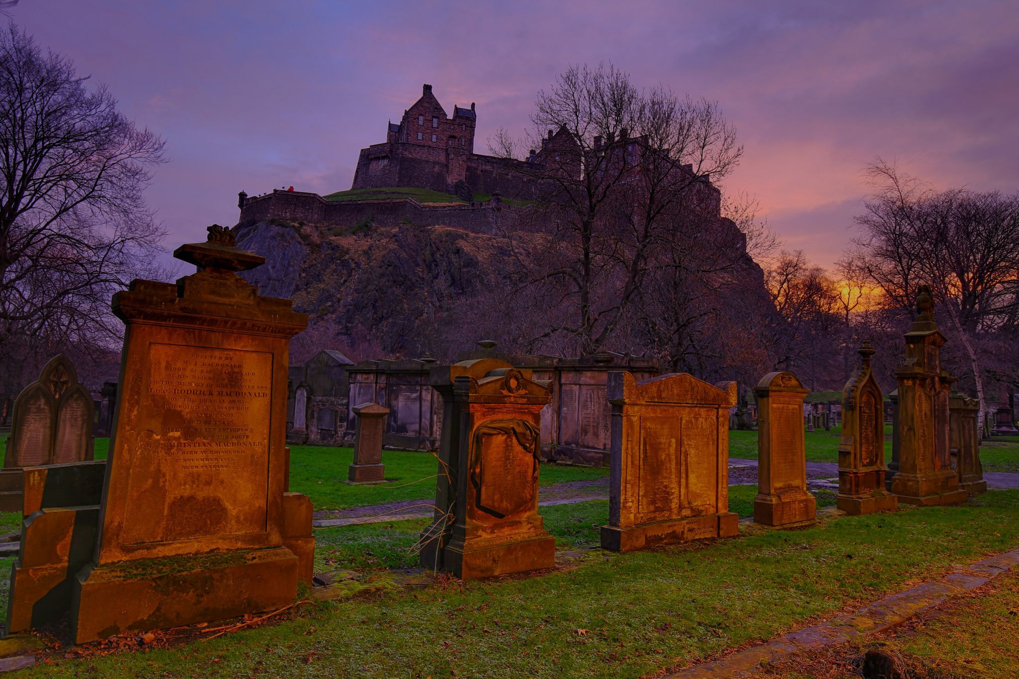 Edinburgh Castle, North West View, United Kingdom