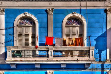Facade in the Center of Santiago de Cuba