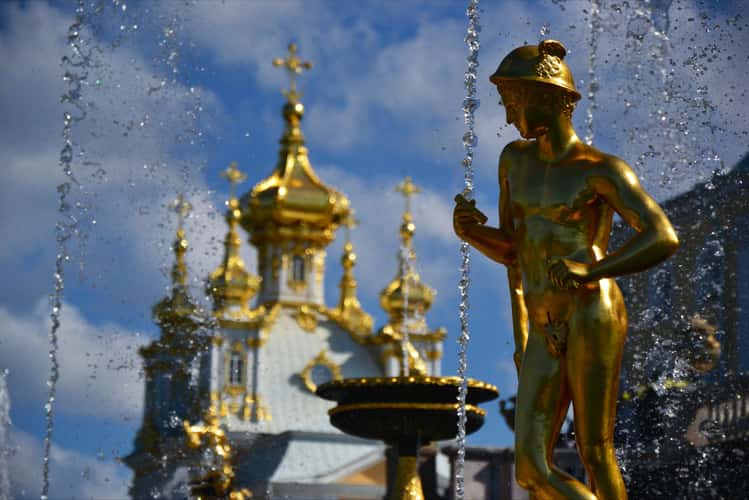 Golden droplets