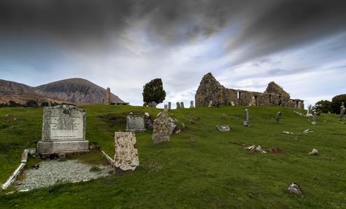 Graveyard on Skye, Scotland