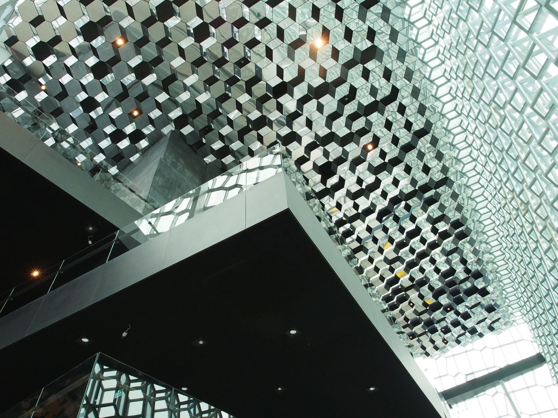 Inside Harpa - Concert Hall, Reykjavík, Iceland