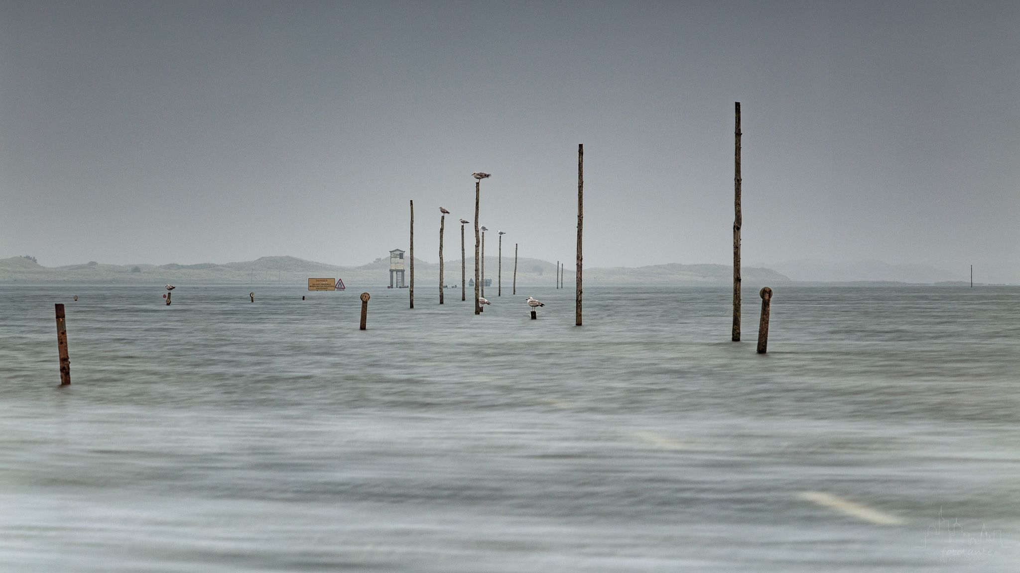 Holy Island causeway, United Kingdom