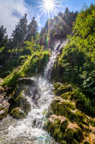 Horses' waterfall
