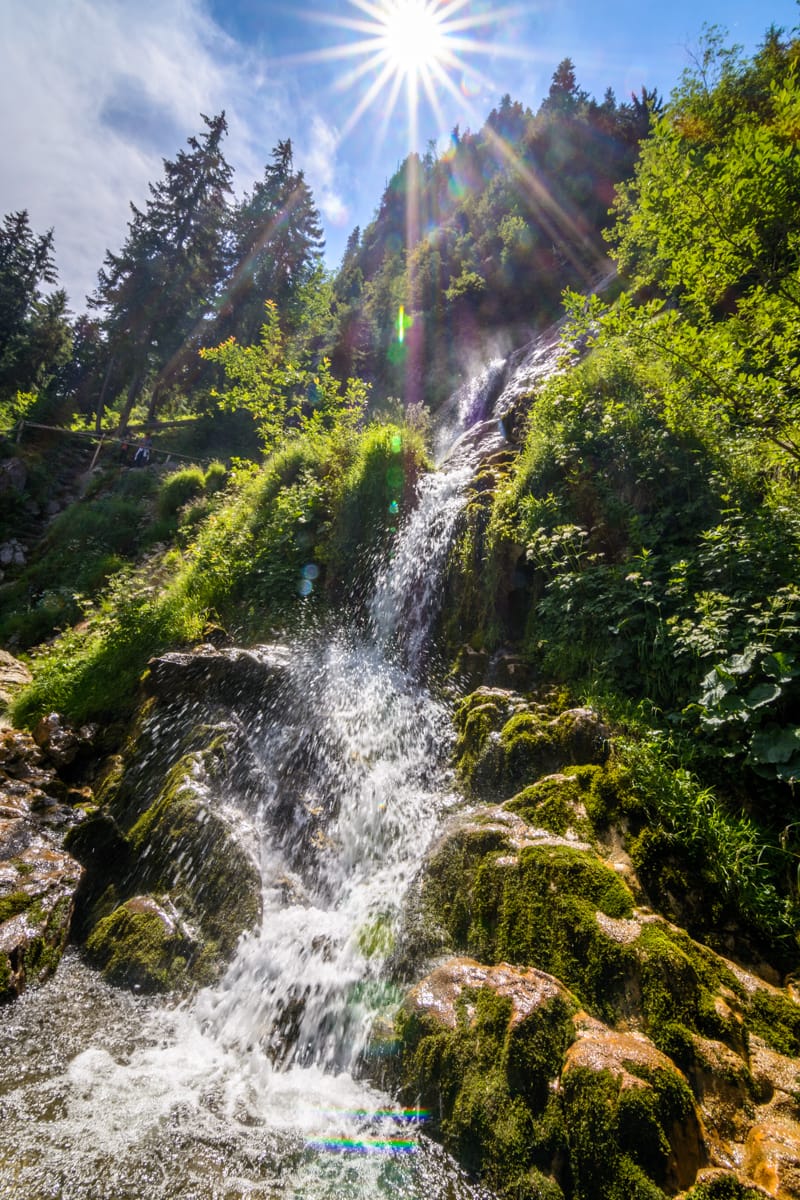Horses' waterfall, Romania