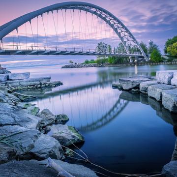 Humber Bay Arch Bridge, Toronto, Canada