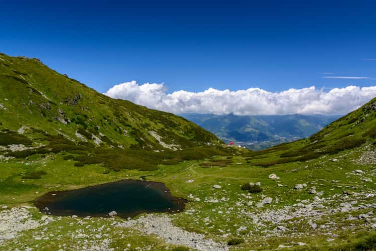 Iezer lake at Pietrosu Rodnei