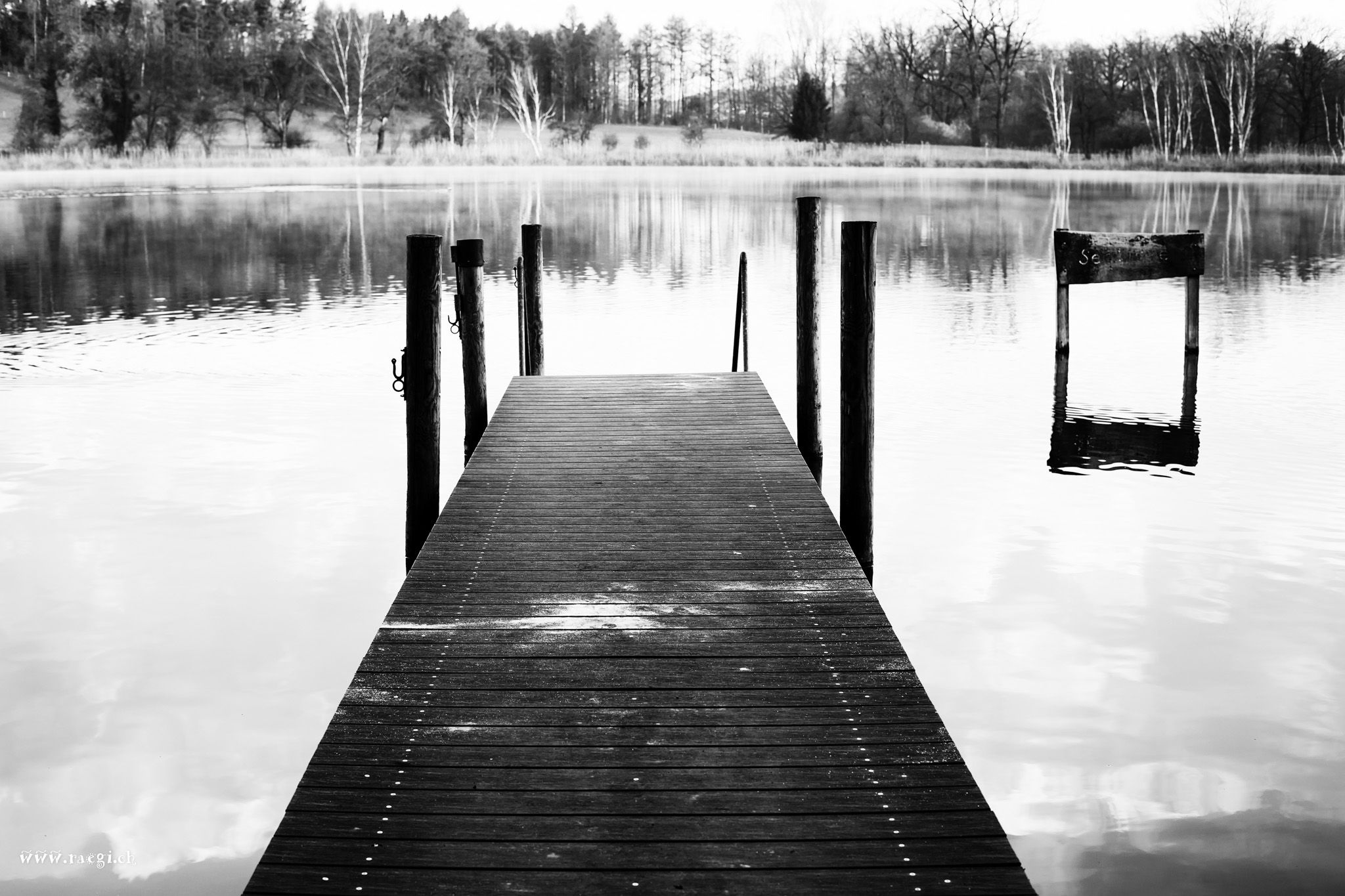 Landing Stage at Katzensee, Zurich, Switzerland