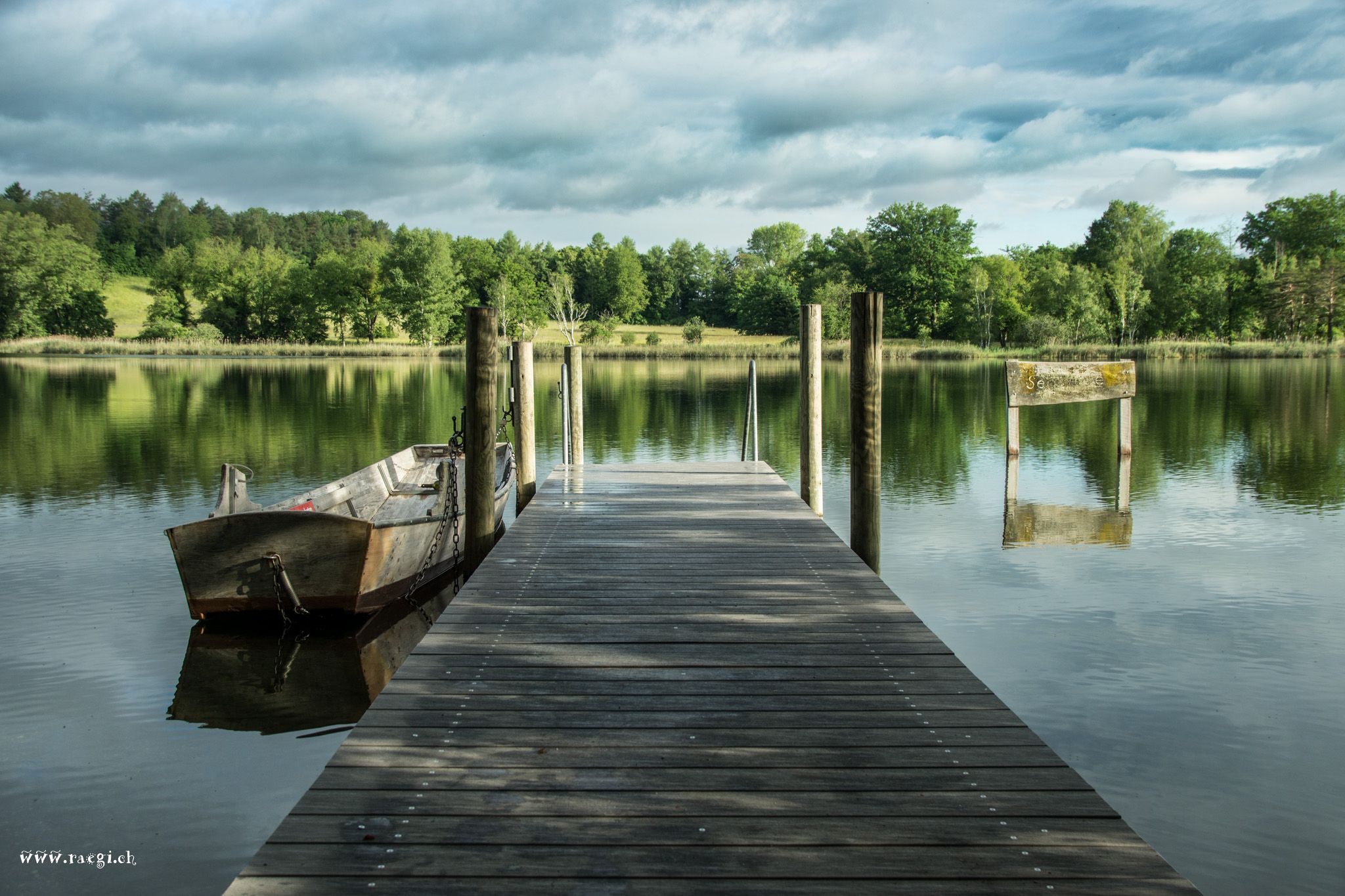 Landing Stage at Katzensee, Zurich, Switzerland