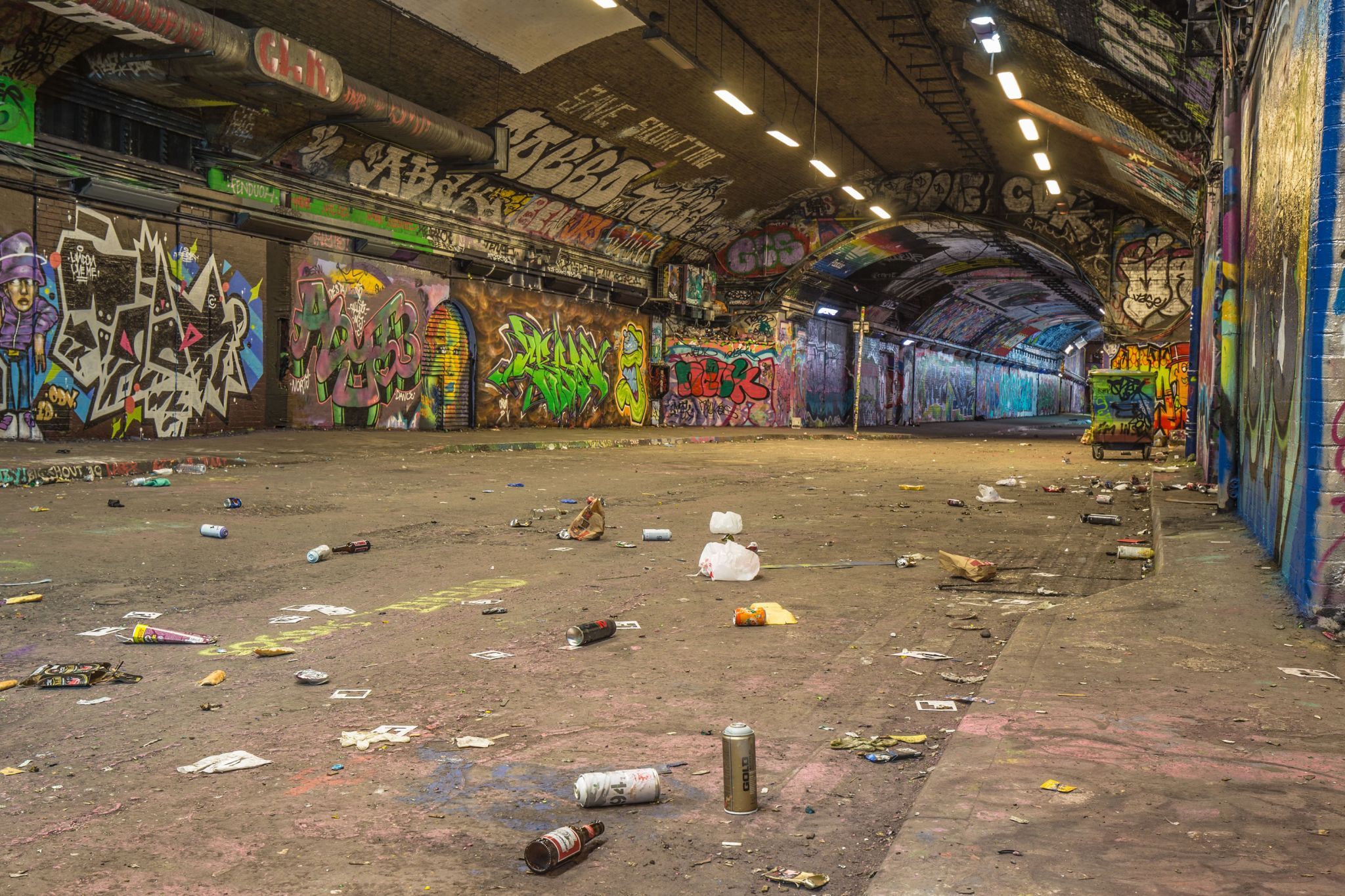 Leake Street Graffiti Tunnel, London, United Kingdom