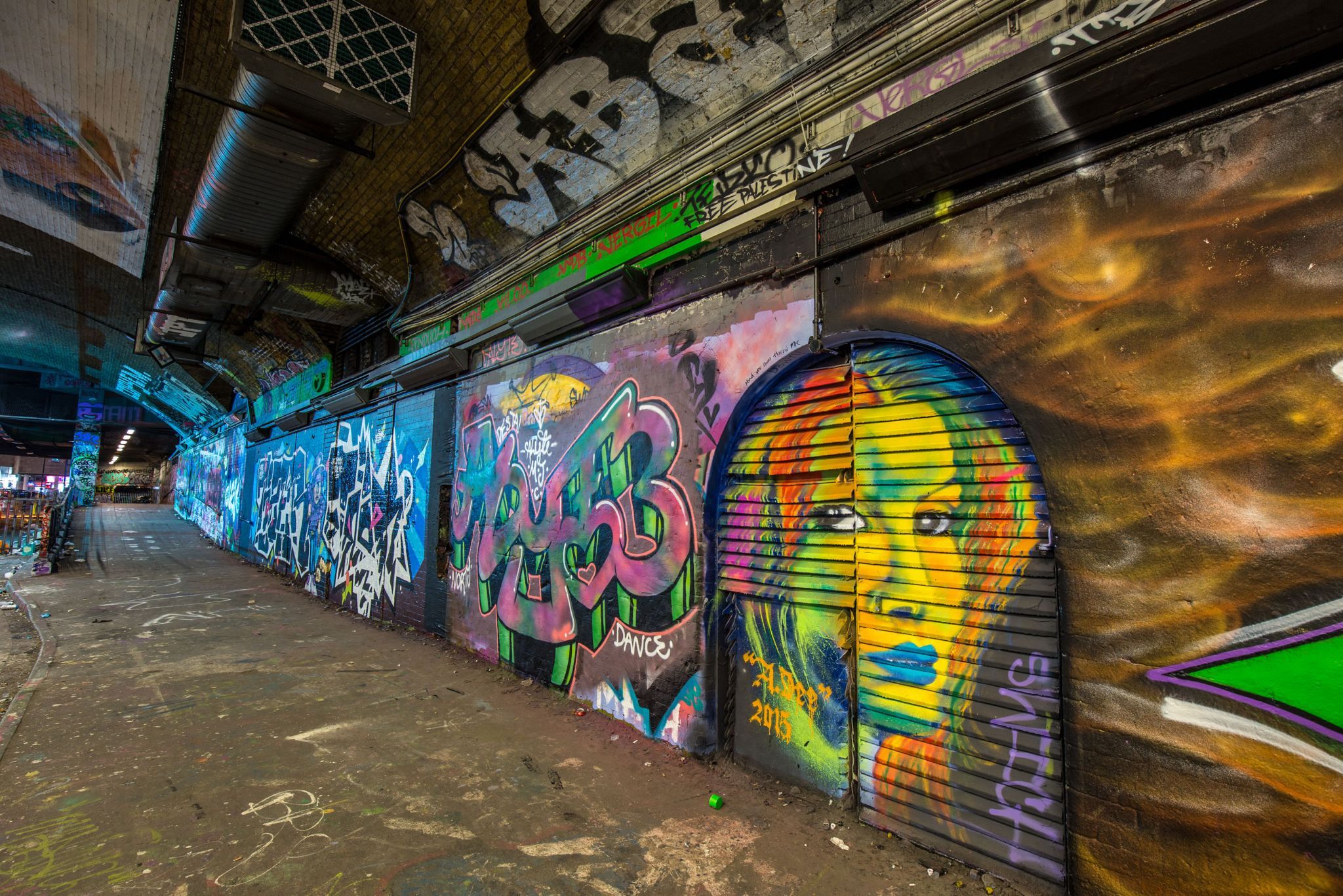 Leake Street Graffiti Tunnel, London, United Kingdom