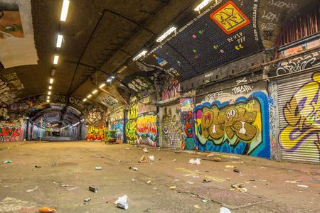 Leake Street Graffiti Tunnel, London