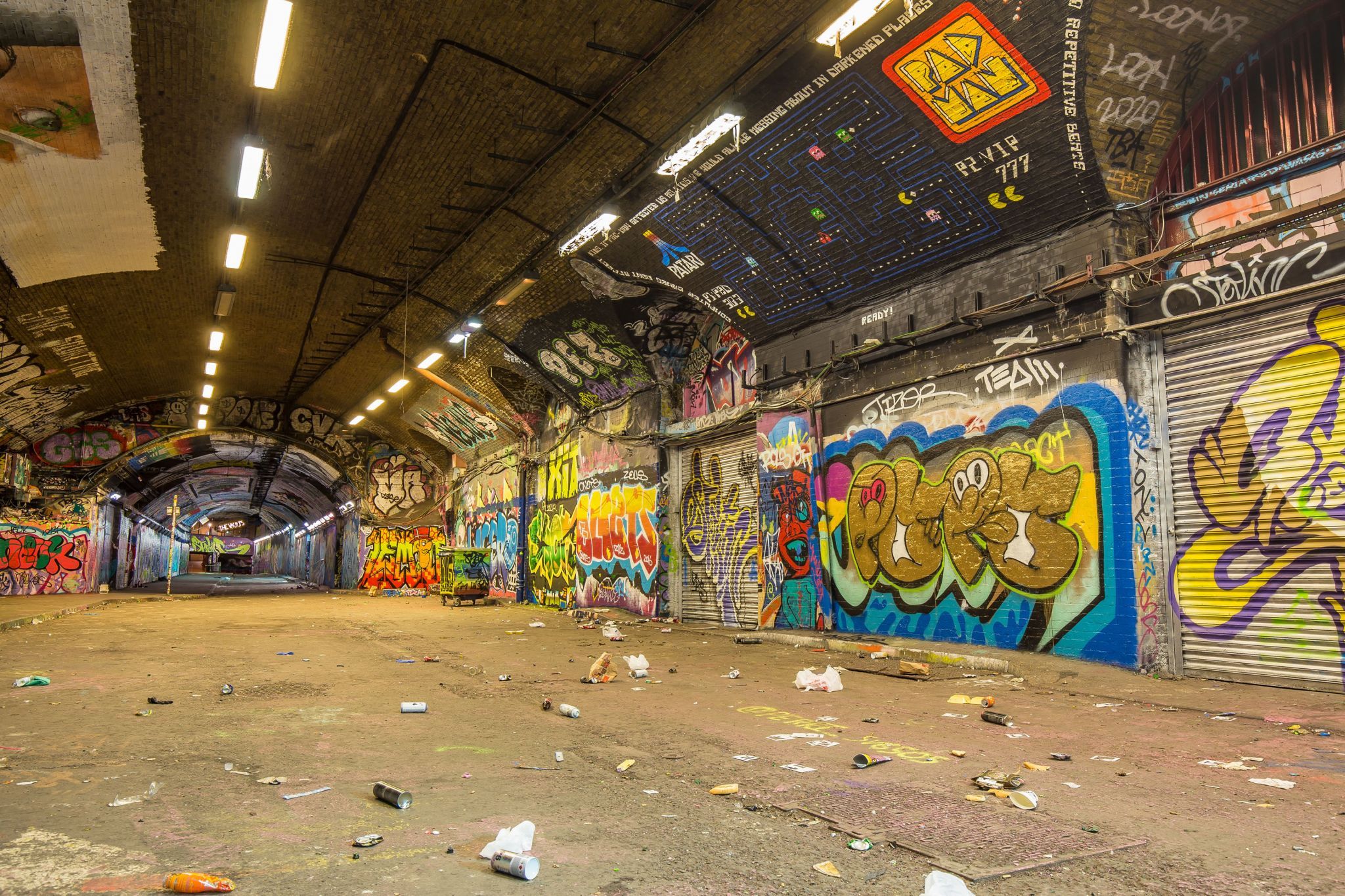 Leake Street Graffiti Tunnel, London, United Kingdom
