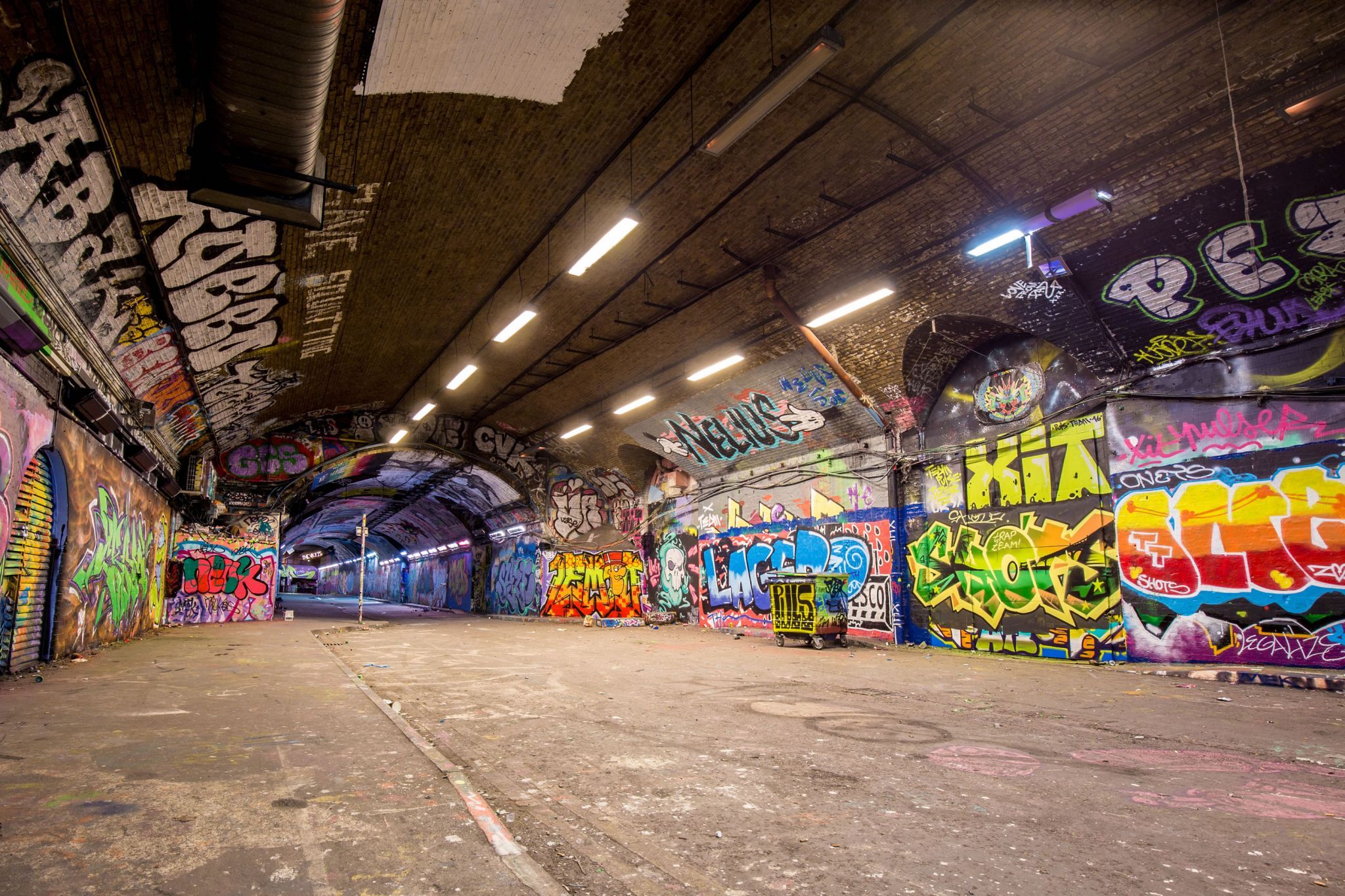 Leake Street Graffiti Tunnel, London, United Kingdom