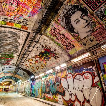 Leake Street Graffiti Tunnel, London, United Kingdom