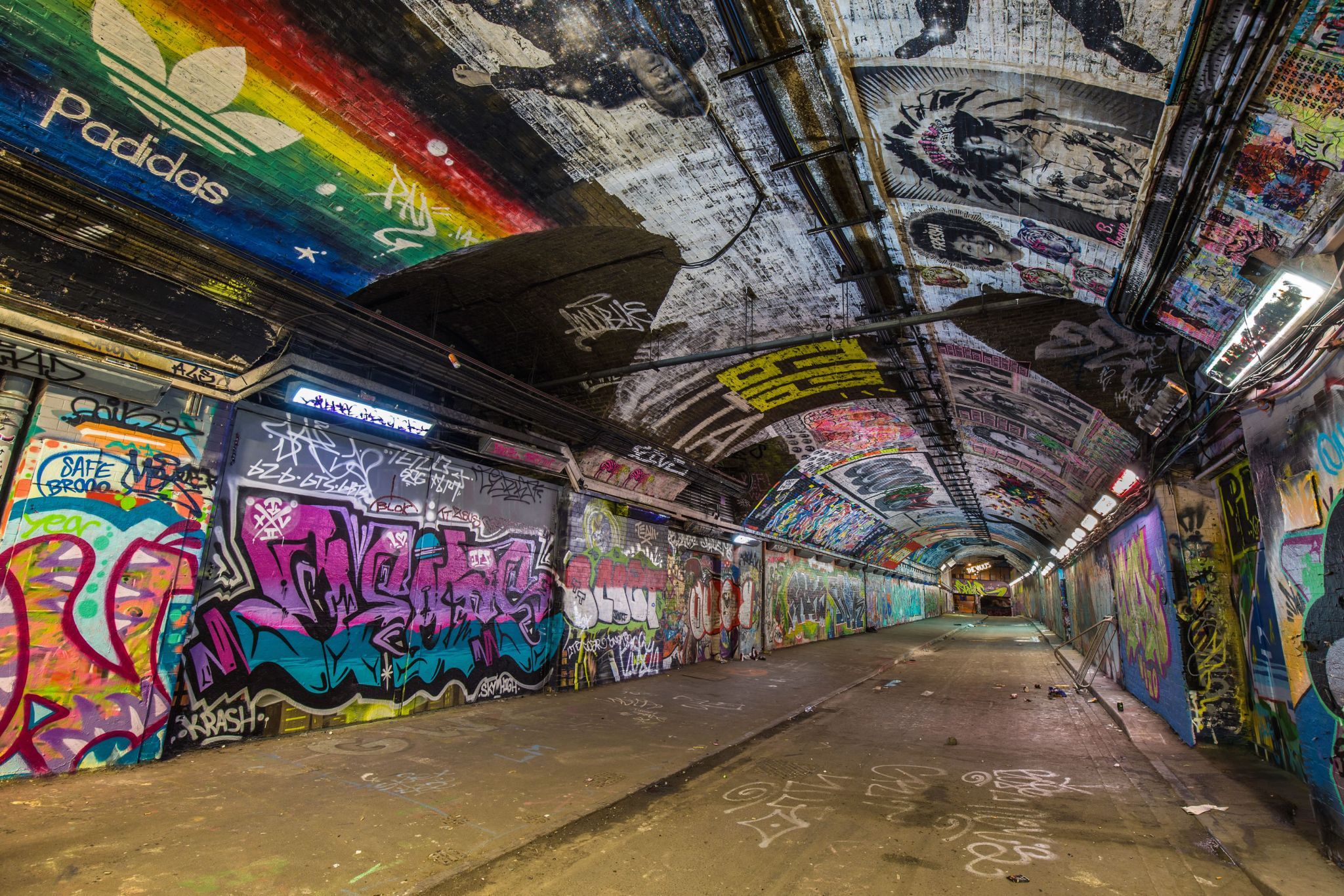 Leake Street Graffiti Tunnel, London, United Kingdom