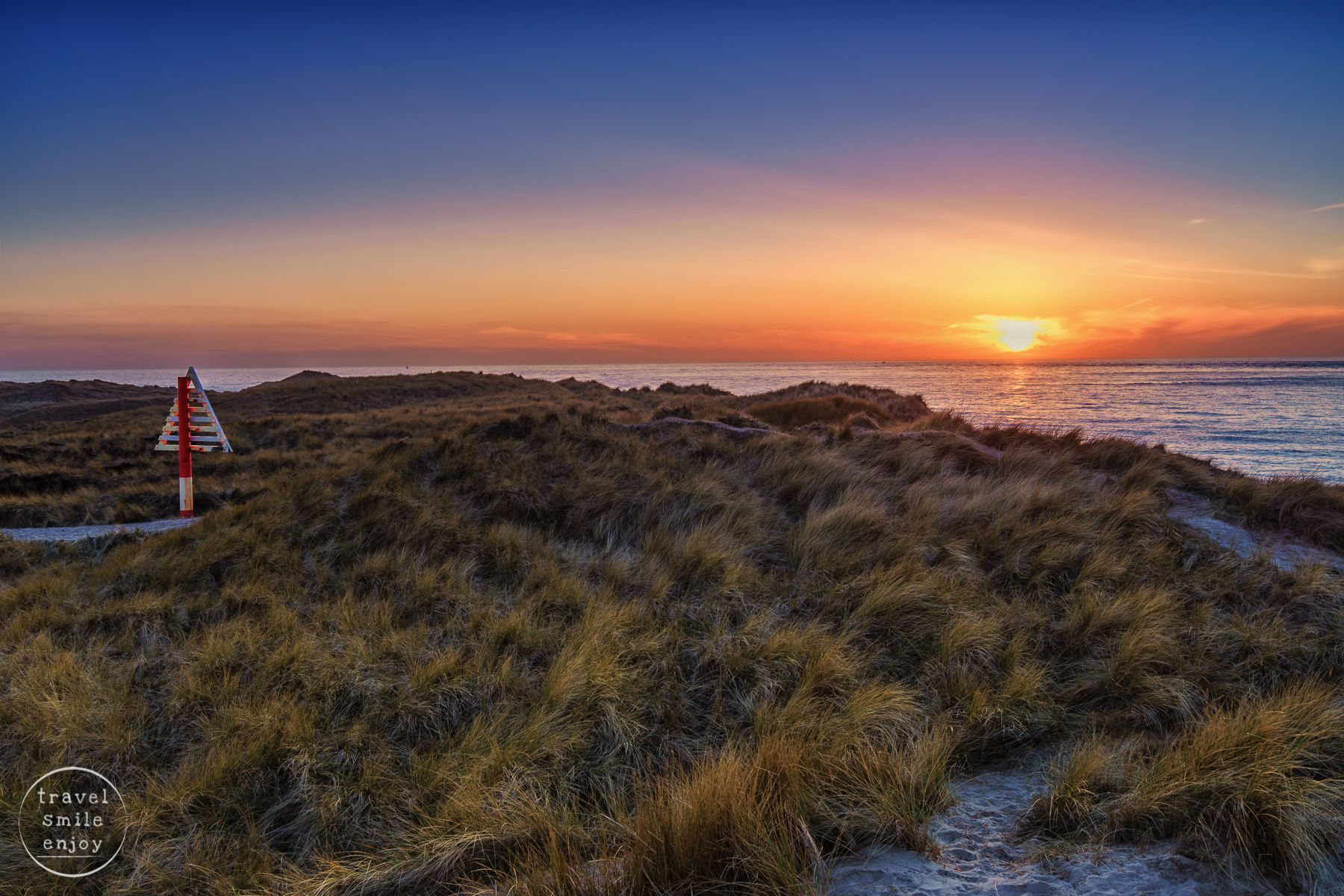 Lighthouse List-West on the island of Sylt, Germany