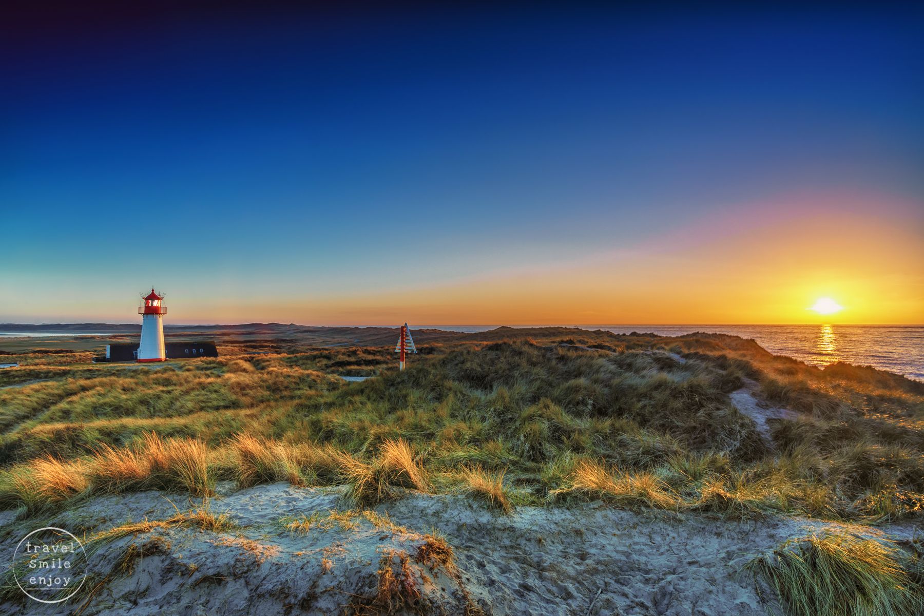 Lighthouse List-West on the island of Sylt, Germany