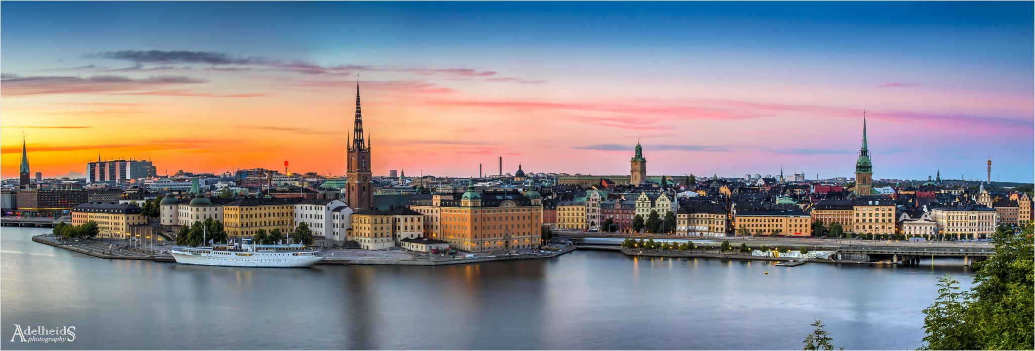 View from Monteliusvägen, Stockholm, Sweden