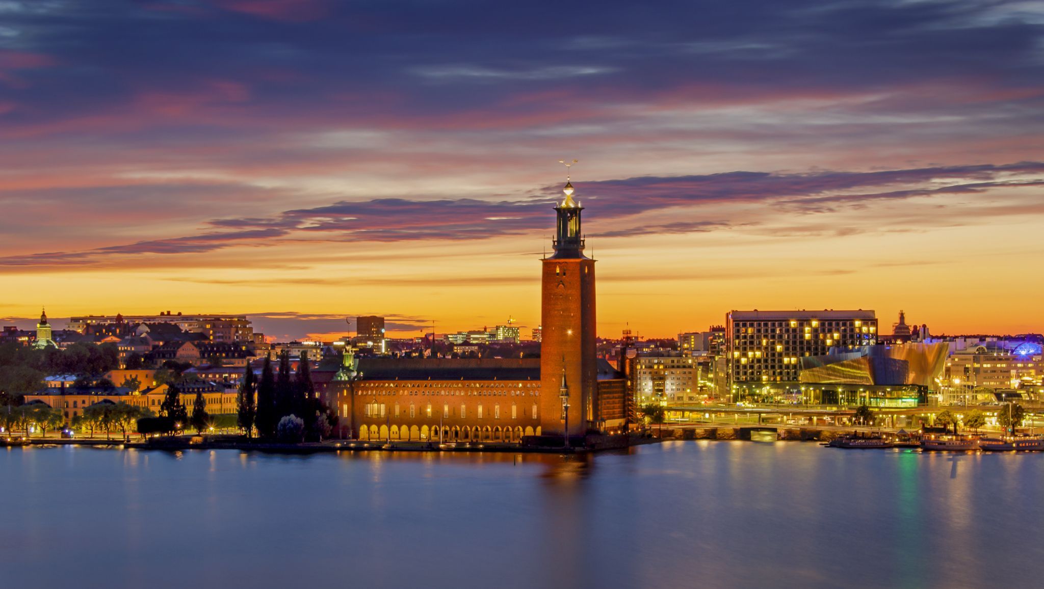 View from Monteliusvägen, Stockholm, Sweden