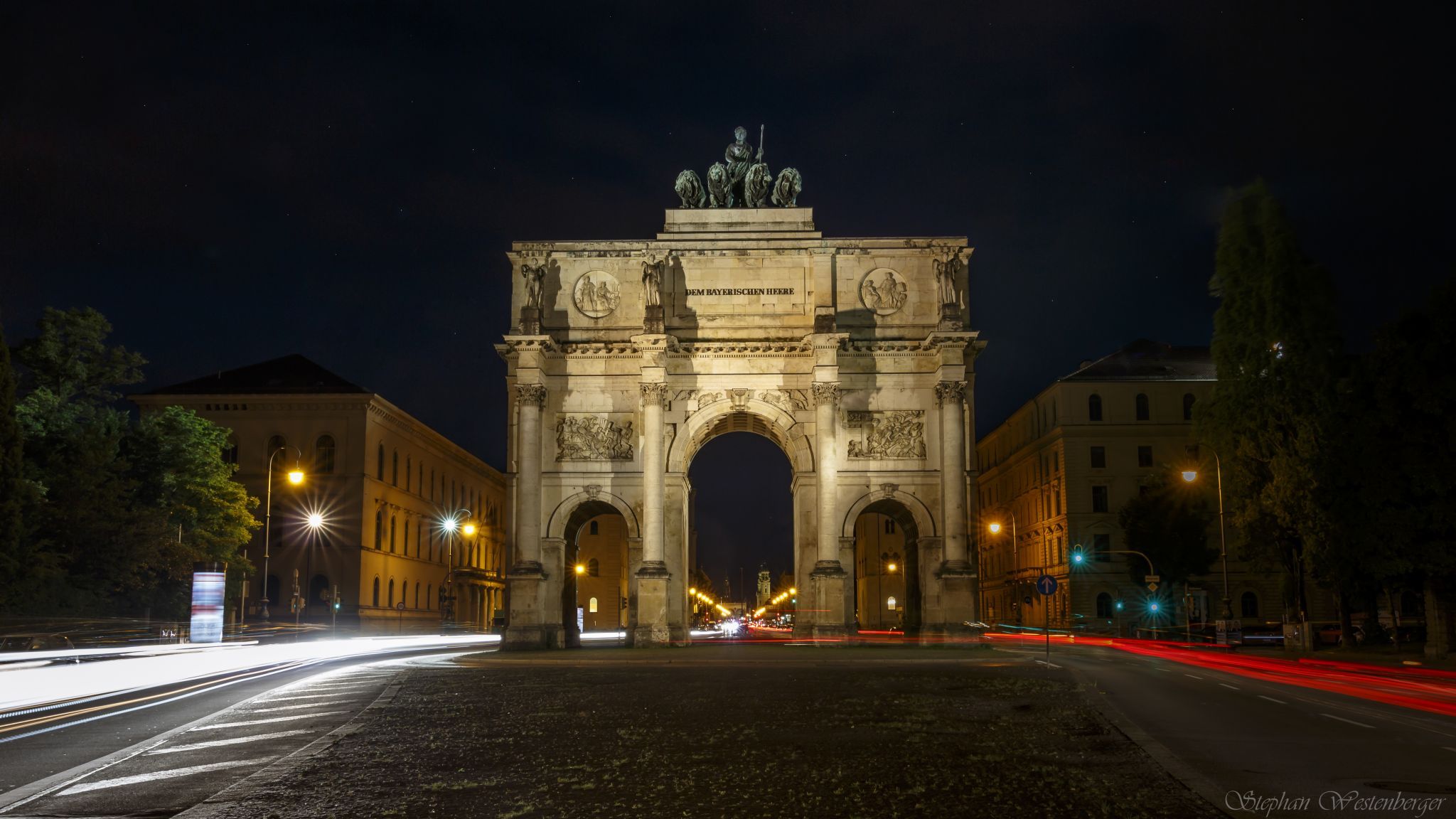 Munich Siegestor (Victory Gate), Germany