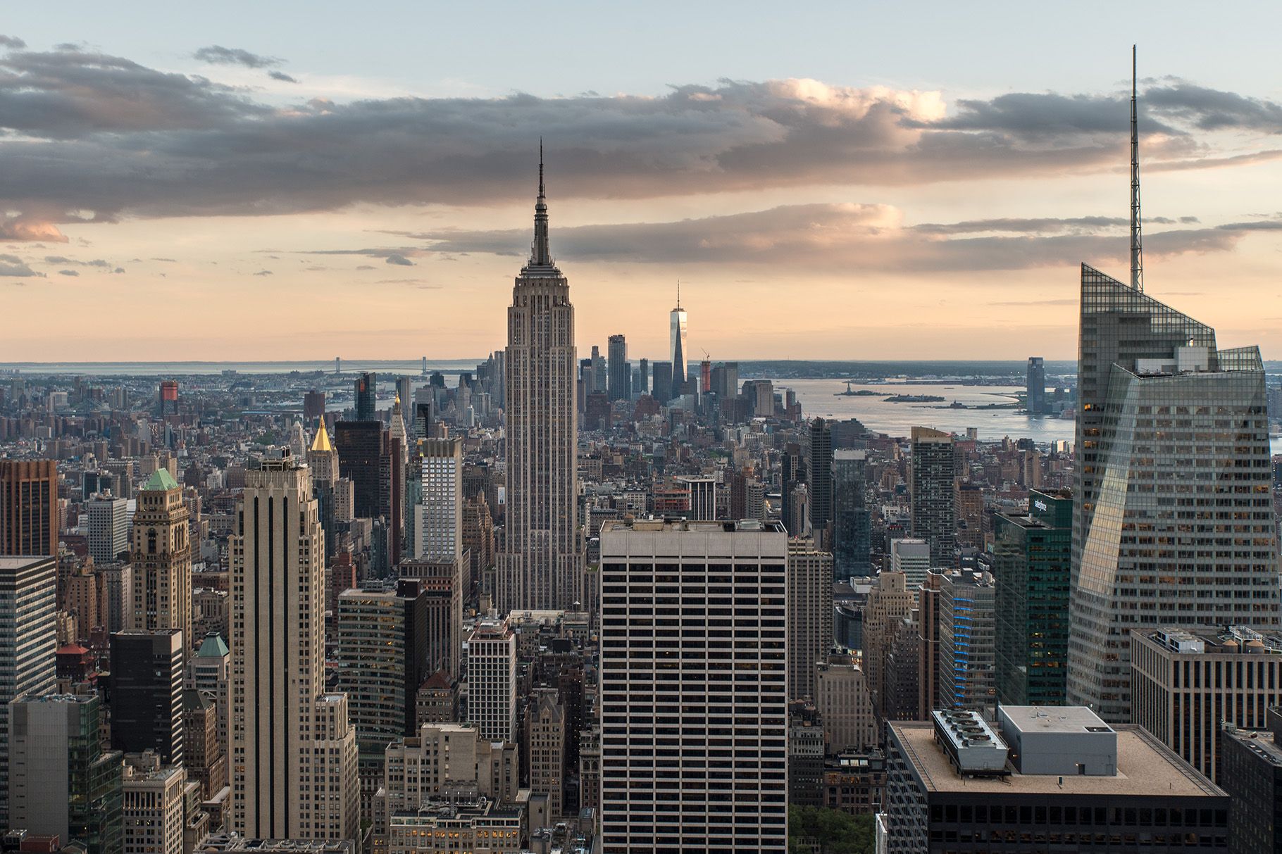 View from “Top of the Rock“, New York City, USA