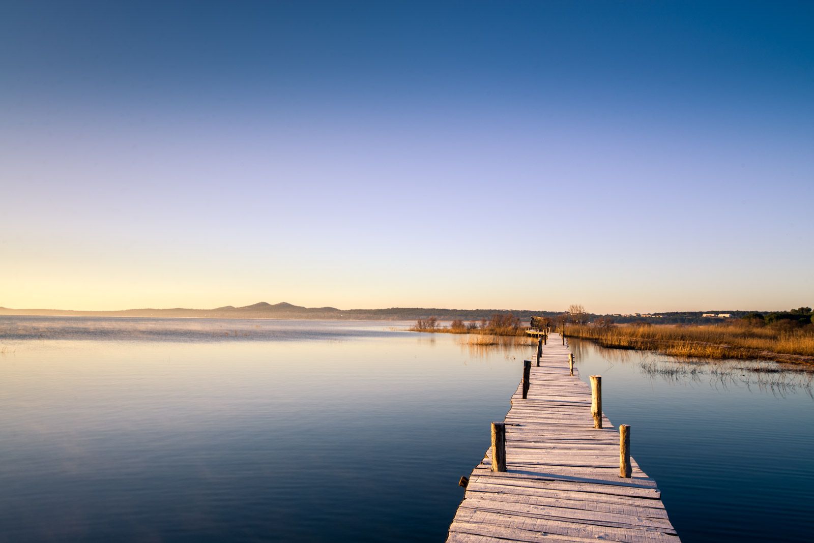 Path along Vrana Lake, Croatia