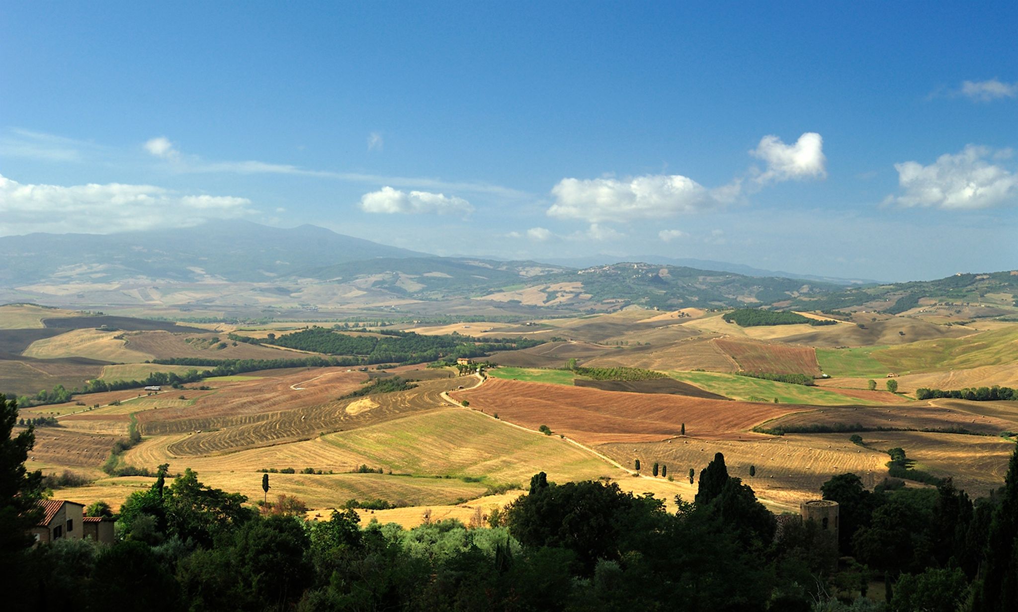 Seldom photographed site in Pienza, Tuscany, Italy
