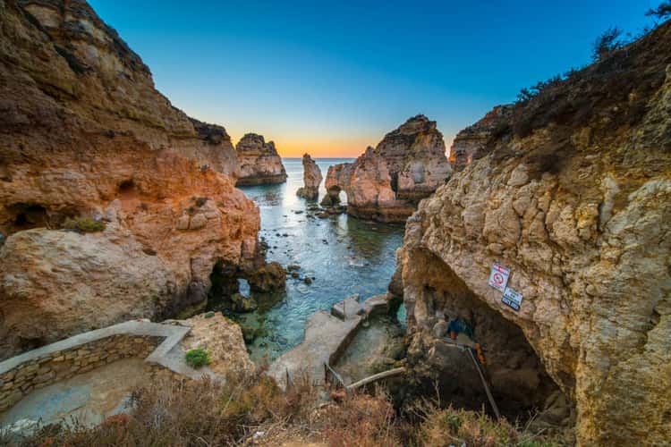 View from the Stairs on Ponta da Piedade, Lagos