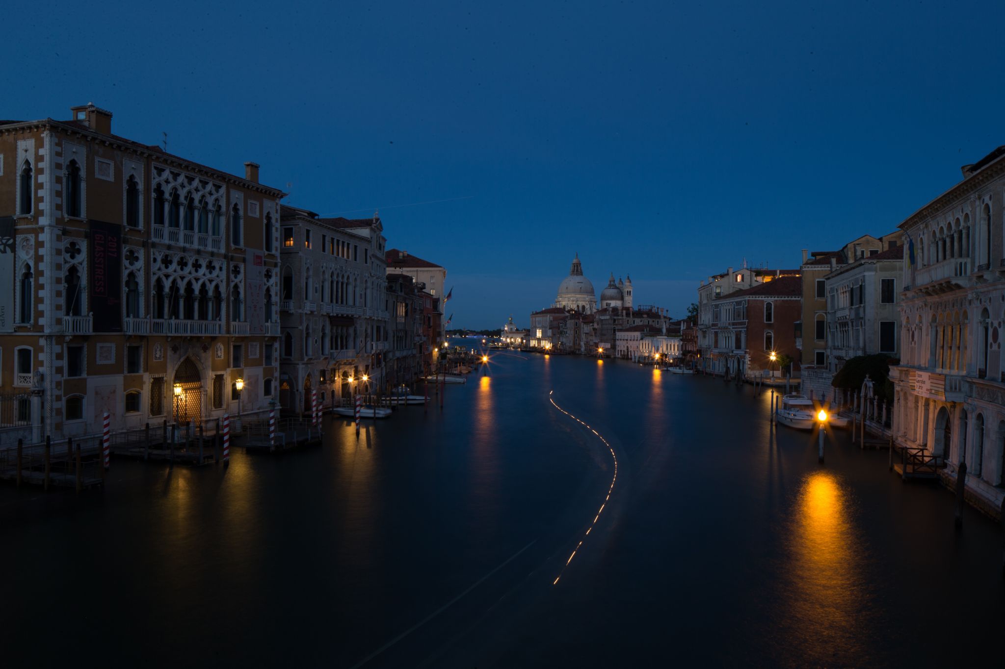 View from Ponte dell'Accademia, Venice, Italy