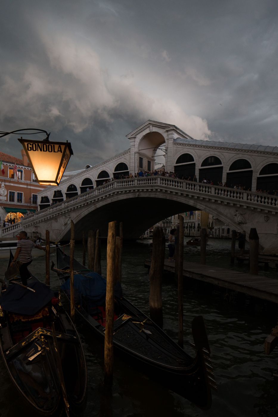 Rialto Bridge from the south, Venice, Italy