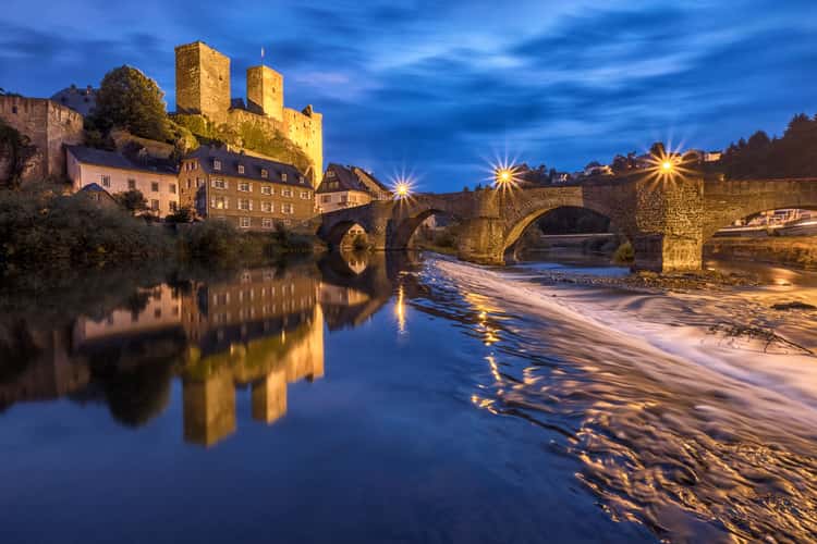 Runkel Castle above the Lahn