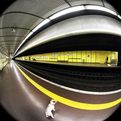 Subway Station Gronau Heussallee/ Museumsmeile, Bonn, Germany