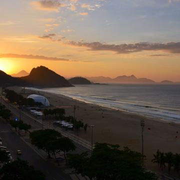 Sunrise over Copacabana Beach, Brazil