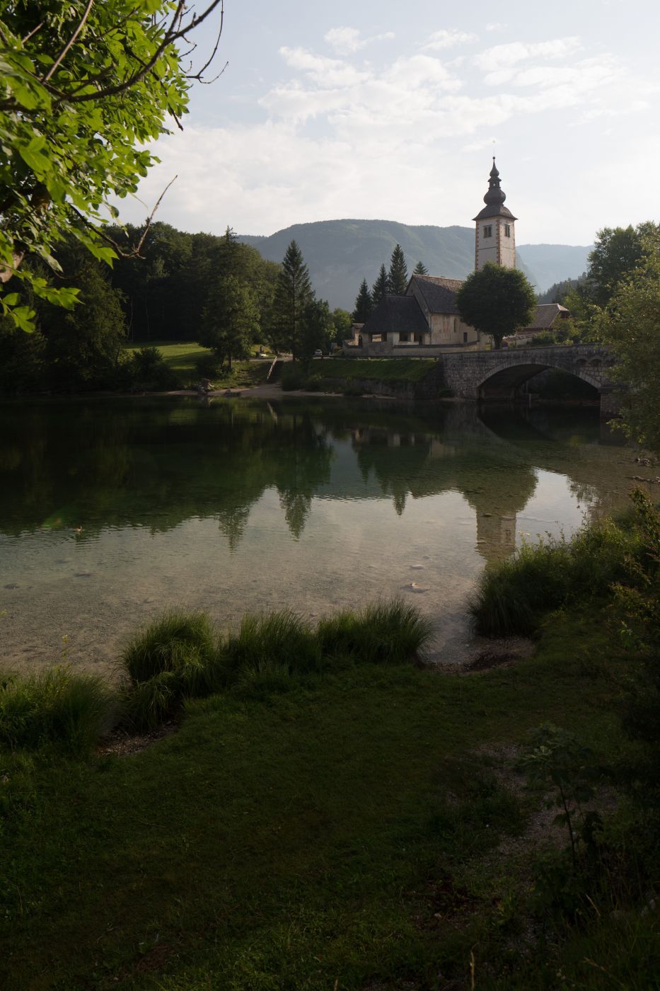The church of Bohinj, Slovenia